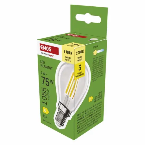 Led sijalica Filament Mini Globe 7W(75W) 1055lm E14 WW Emos ZF1D52 slika 1