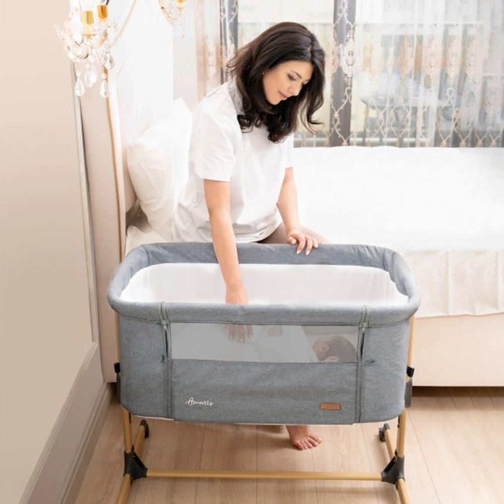Kikka Boo Kolijevka Amaris, Dark Grey slika 8