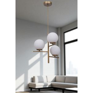 Opviq Luster 266, Bijela, Zlatna