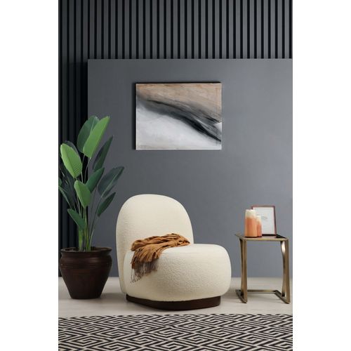 Atelier Del Sofa Tina - Bouclet White Bouclet White Wing Chair slika 1