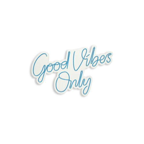 Wallity Good Vibes Only 2 - Plava dekorativna plastična LED rasveta slika 4