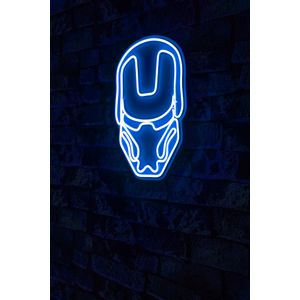 Wallity Ukrasna plastična LED rasvjeta, Iron Man - Blue