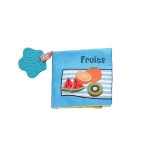 Kikka Boo Edukativna platnena knjiga sa glodalicom Fruits