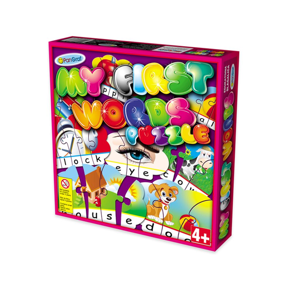 PanGraf 960817 Puzzle Moje Prve Riječi Engleski slika 1