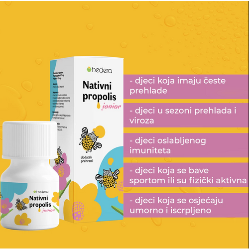 Hedera Nativni Propolis Junior, propolis za djecu, 20 g slika 3