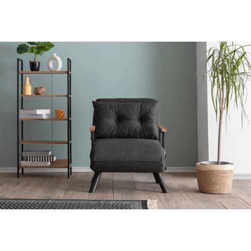 Atelier Del Sofa Naslonjač, Sando Single - Dark Grey slika 1