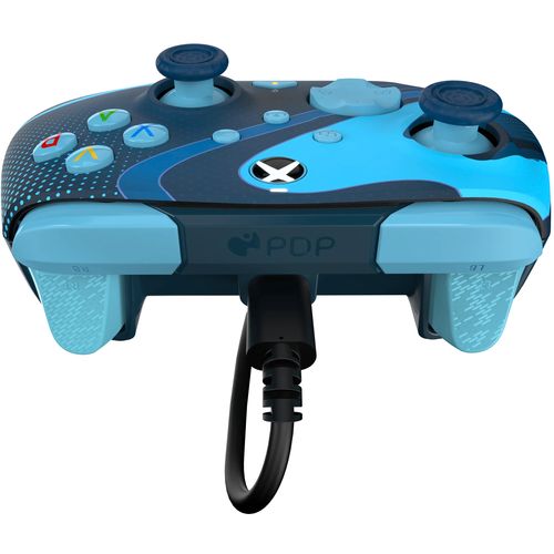 PDP XBOX WIRED CONTROLLER REMATCH - BLUE TIDE GLOW IN THE DARK slika 8