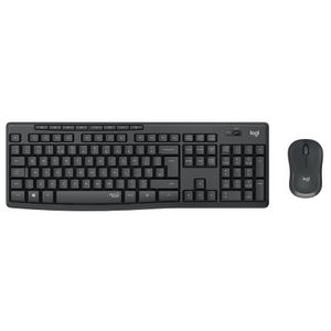 Tipkovnica + miš Logitech MK295 Silent Wireless, crna