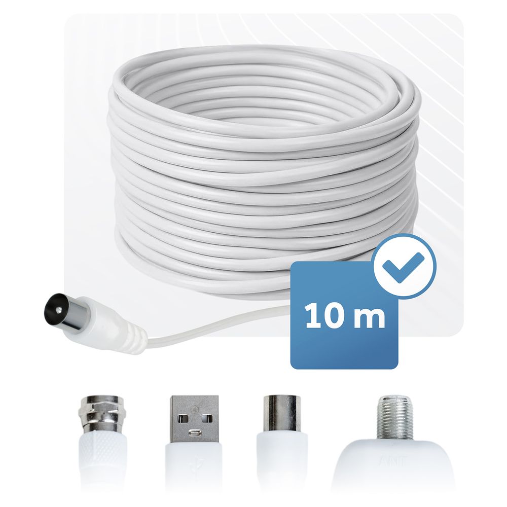 Berdsen BD-955 unutarnja/vanjska TV ultra HD 4K antena bijela slika 6