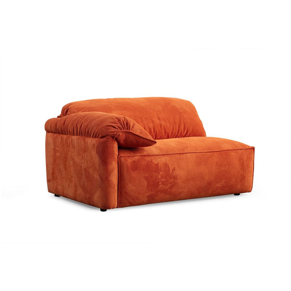Sofa za 3 osobe Flamingo Lounge (L1,5+1,5R) - narandžasta slika 3