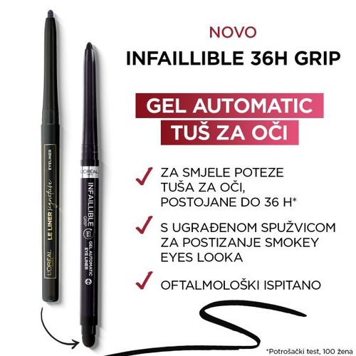 L'Oréal Paris Infaillible 36h Grip Gel Automatic Eyeliner Electric Blue slika 4