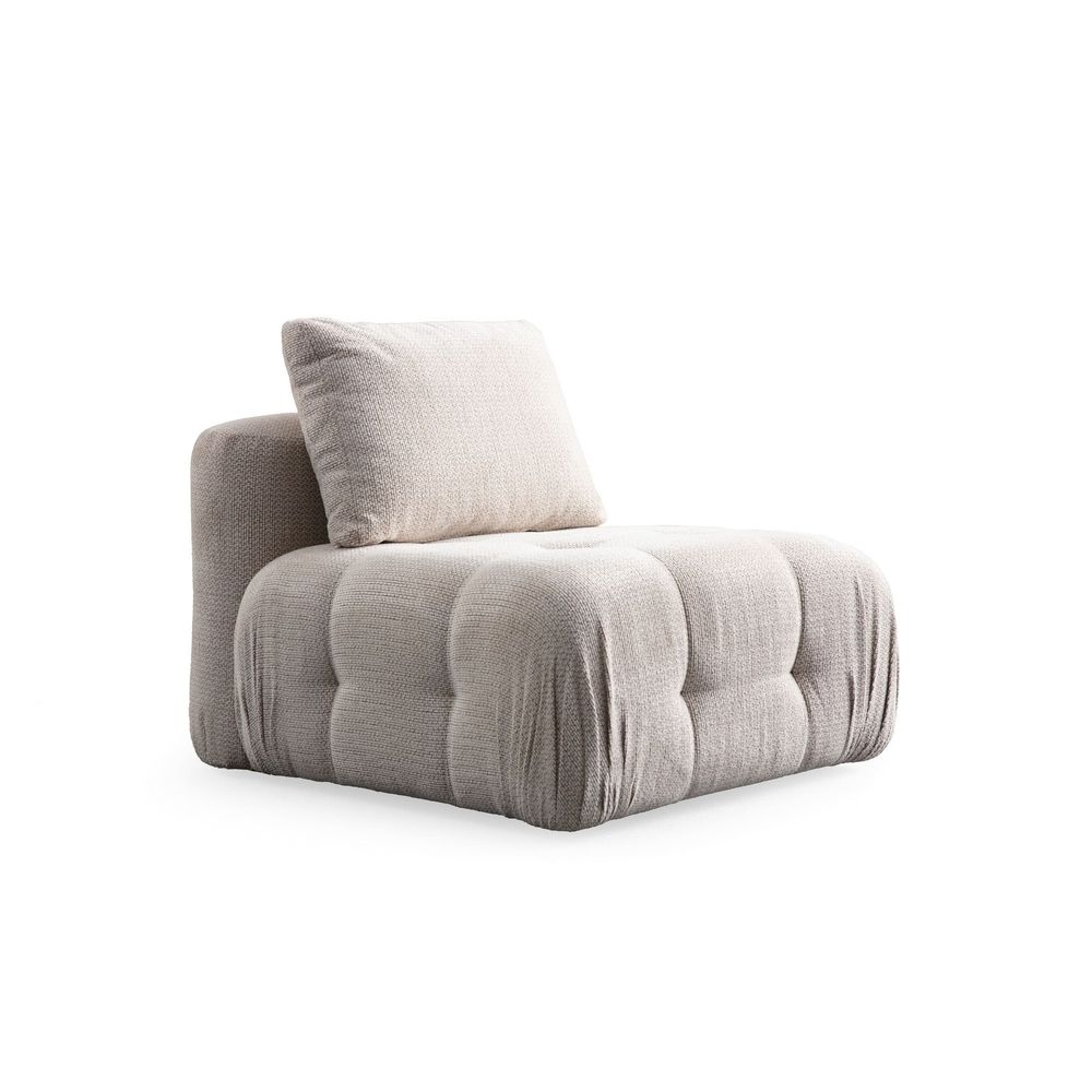 Amaris Trosetna Sofa sa Pouffom - Bež slika 7
