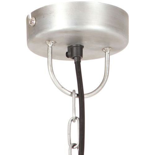 Viseća svjetiljka 25 W srebrna okrugla 48 cm E27 slika 43