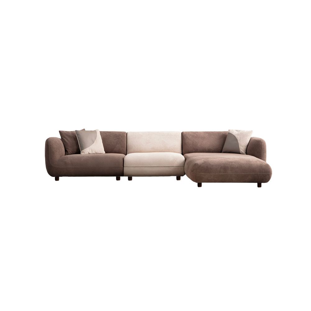Ugaona sofa Pavia Corner 2 (L1,5+O1+Chlr) - boje: krem smeđa slika 7