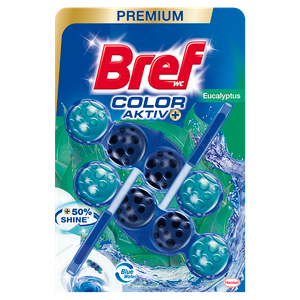 Bref Color Aktiv osvježivač WC šolje Eucalyptus 2x50g