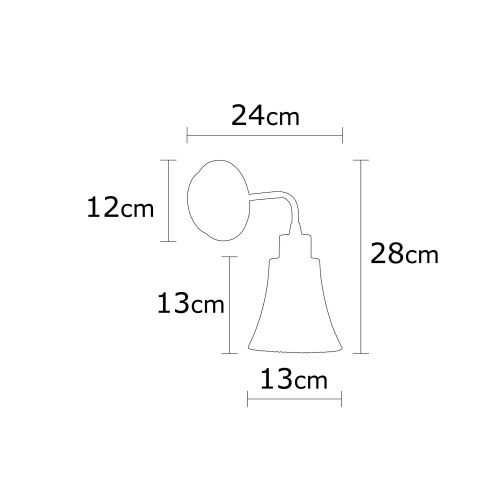 Opviq Zidna lampa, 525NOR3102 slika 4