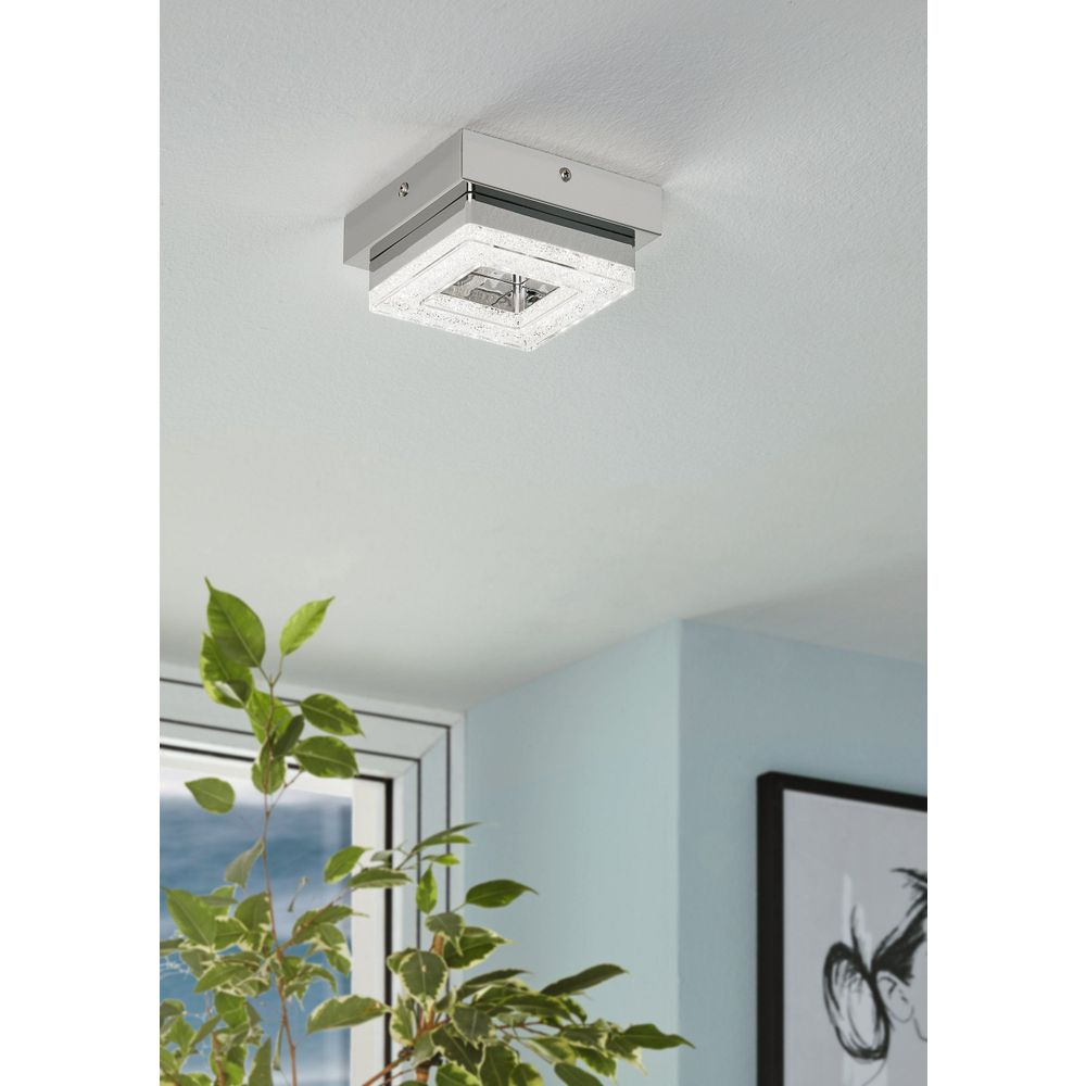 Eglo Fradelo zidna/stropna/1, led, 1x4w, krom/kristal  slika 2