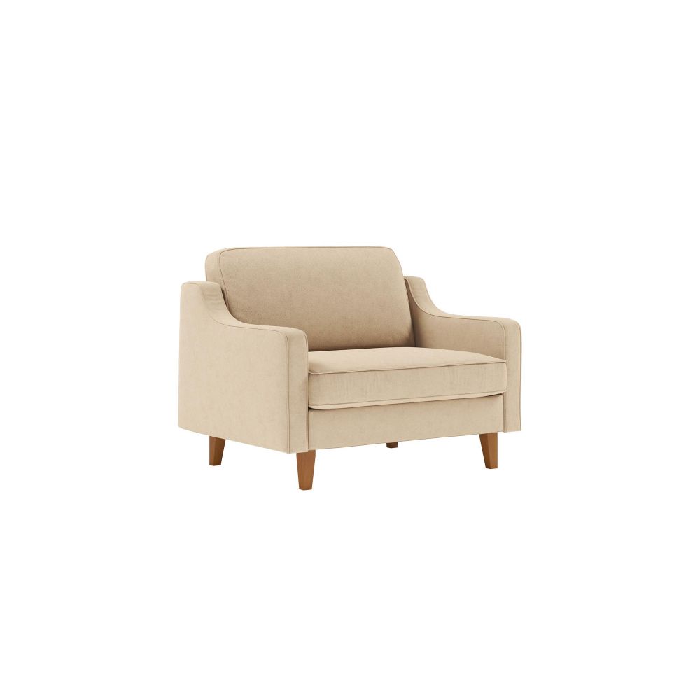 Fotelja Robin Loveseat - boje: pijesak orah slika 1