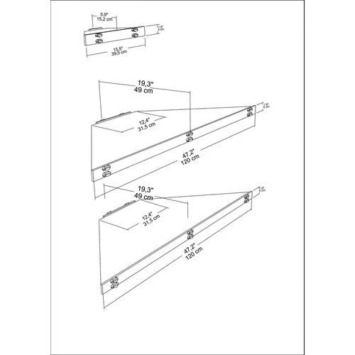 Mensi - Oak Oak TV Stand slika 5