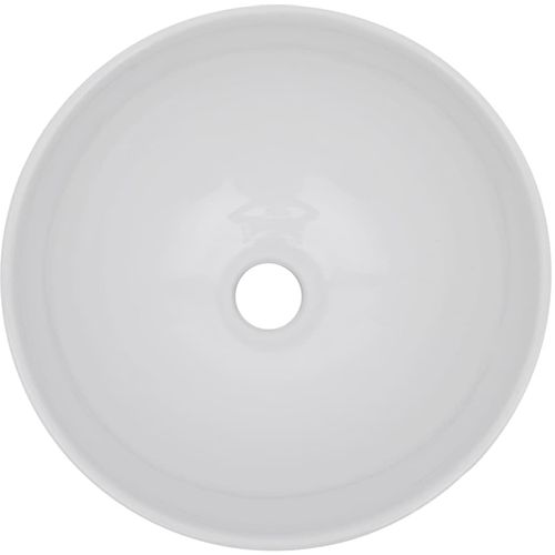 Dvodijelni set kupaonskog namještaja keramički bijeli slika 31