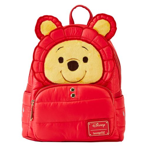 Loungefly Disney Winnie the Pooh Rainy Day Puffer Jacket backpack 26cm slika 1