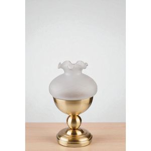 Opviq Stolna lampa 564, bijela, zlatna