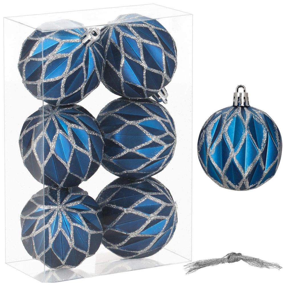 Ca1403 božićne kuglice 6 cm 6 kom. slika 3