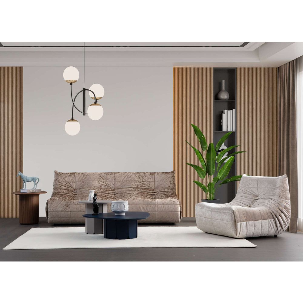 3-Sjedalna Sofa Bocek - Boja: Krema slika 1