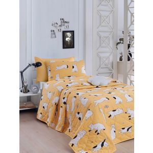 L'essential Maison Liana - Yellow Yellow
White
Black Ranforce Double Bedspread Set