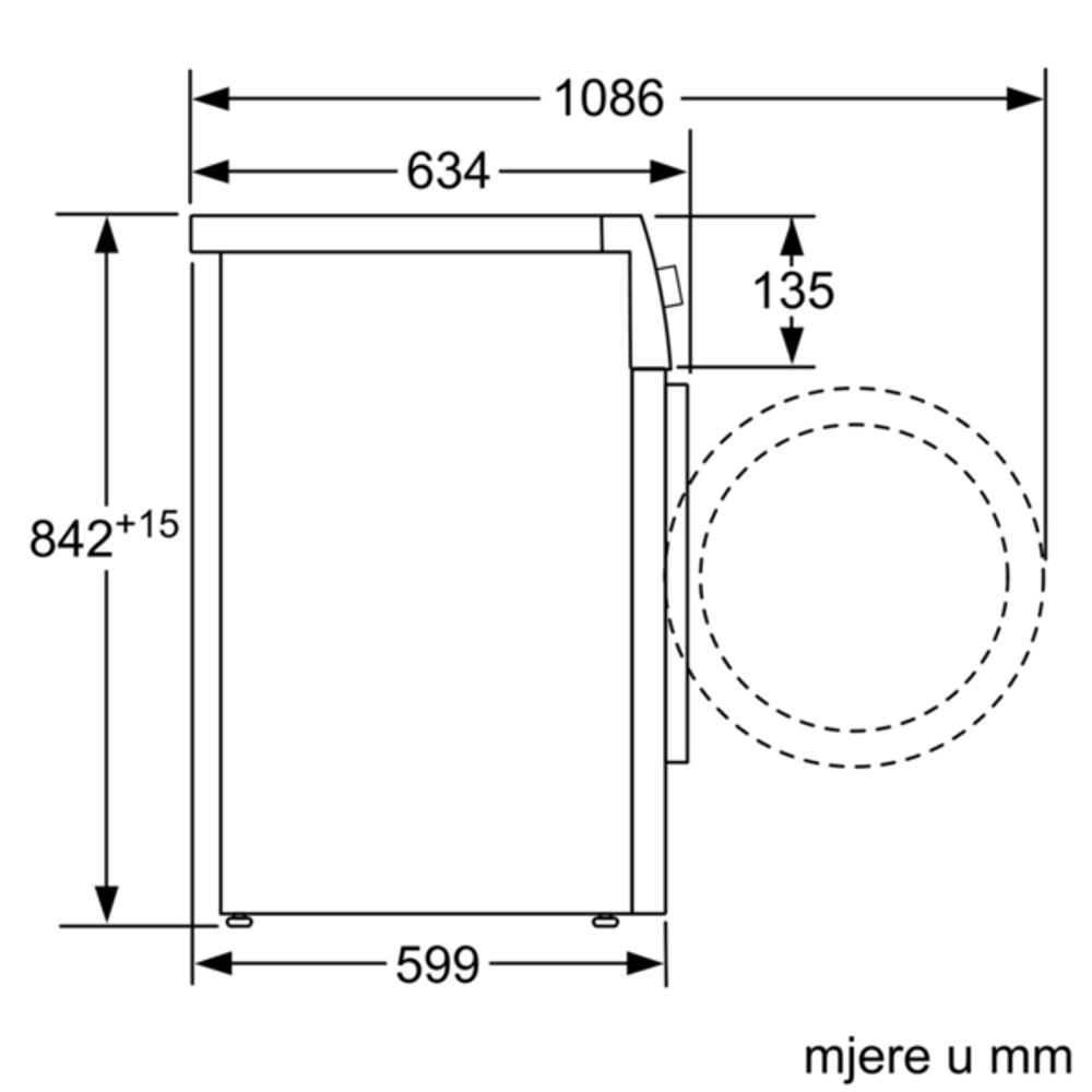 Bosch sušilica rublja WTX87M90BY slika 5