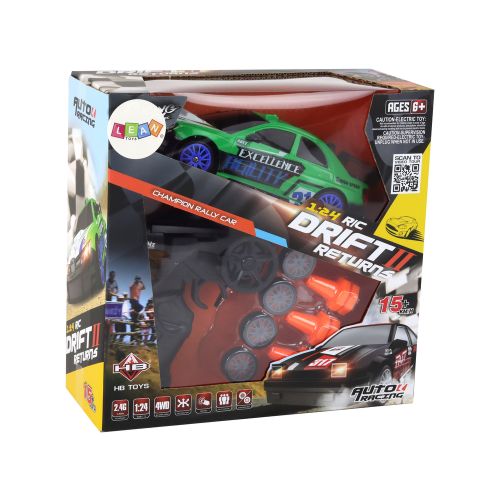 Auto na daljinsko upravljanje Sports Car R/C 1:24 - zeleni slika 6