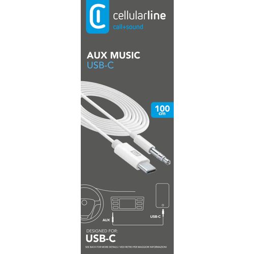 Cellularline audio kabel 3.5 mm to TYPE-C slika 2