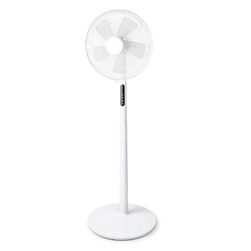 Ventilator NEDIS FNST16CWT40, promjer 40 cm, 45W, 3 brzine, daljinski upravljač, LED zaslon, tajmer, bijela slika 1