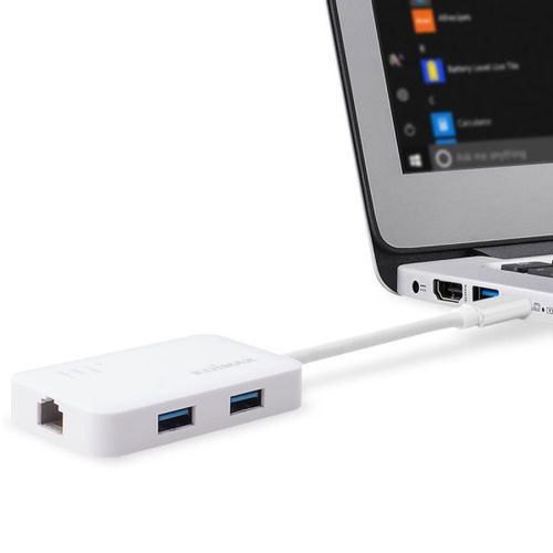 Edimax USB-C to 3-Port USB 3.0 Gigabit Ethernet Hub, EU-4308 slika 3