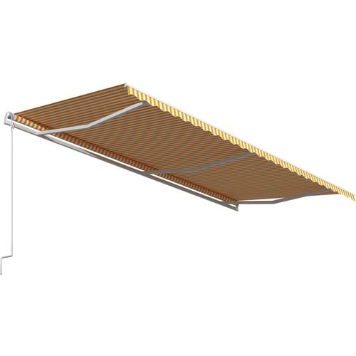 Tenda na automatsko uvlačenje 600 x 300 cm žuto-bijela slika 31