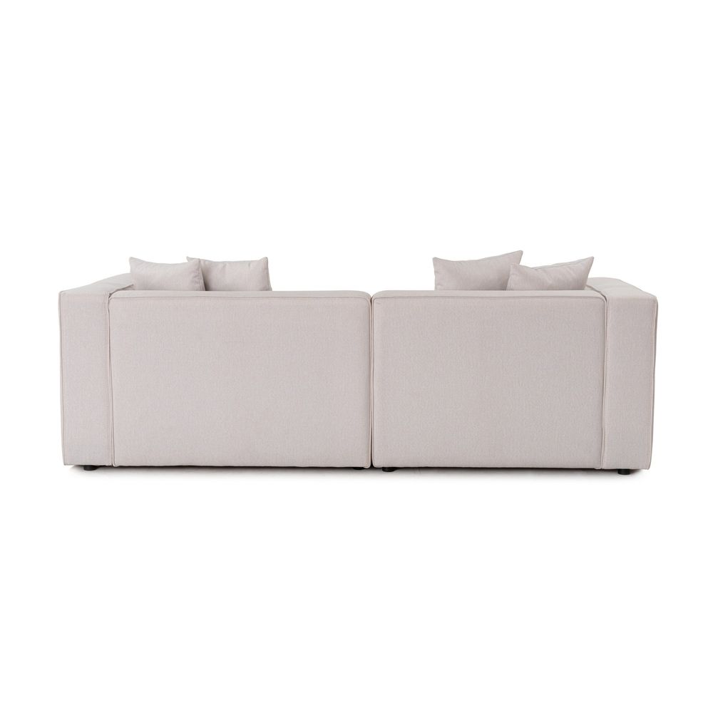 Mora XL 2 Sjedala - Ecru Ecru Sofa slika 7