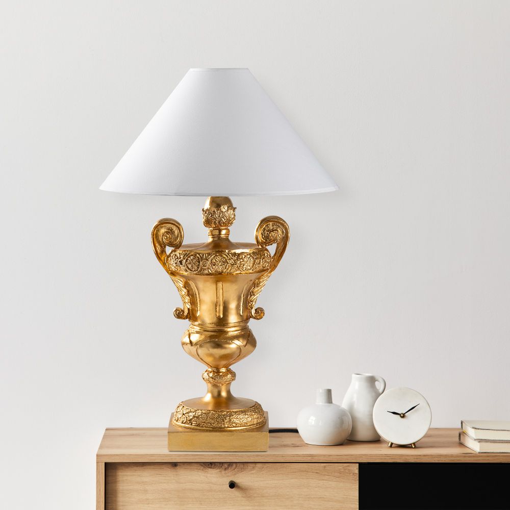 ELEGANZE-5335 Zlatna Stočna Lampa slika 1