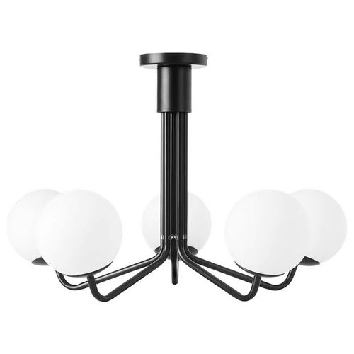 LAMPA WISZĄCA SUFITOWA CZARNA APP1578-5C slika 1