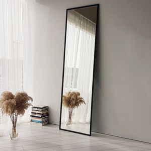 Cool Ayna / Metal Çerçeve / 170x50cm Black Cheval Mirror