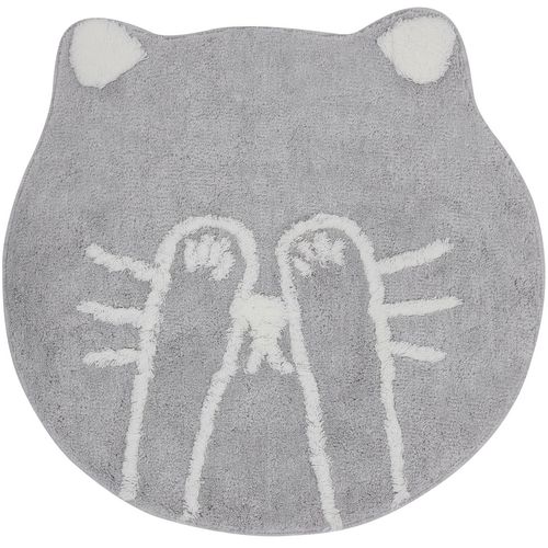 Shy Cat - Grey Multicolor Acrylic Bathmat slika 5