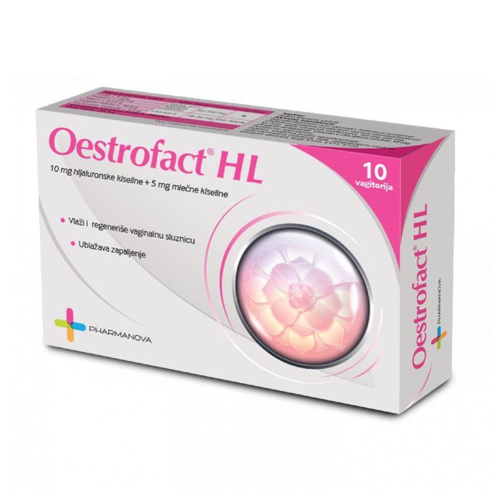 OESTROFACT HL Vaginalni Vagitoriji - 10 komada slika 1