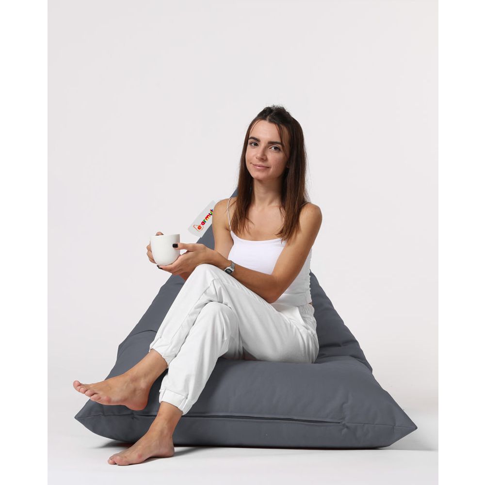 Pyramid Big Bed Pouf - bean bag za vrt slika 6