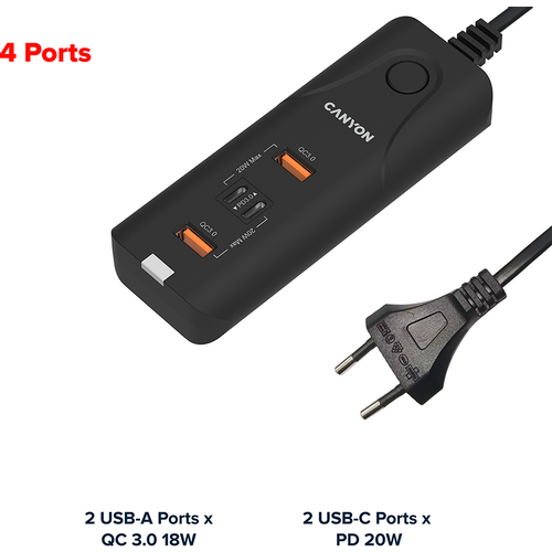 CANYON H-10, Wall charger. CNE-CHA10B Input: 100-240V~50/60Hz slika 3