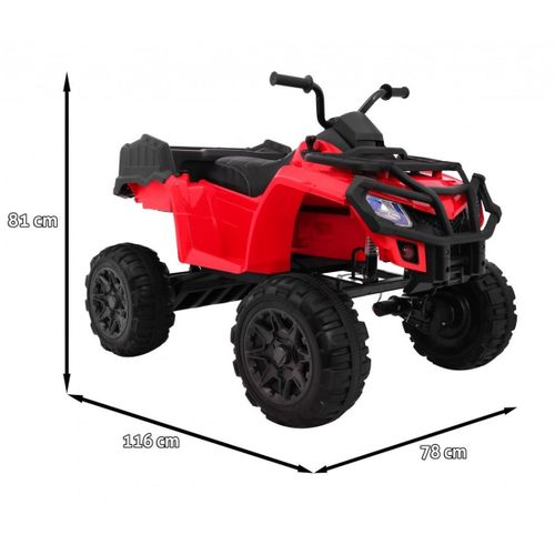 Quad na akumulator XL ATV - crveni slika 2