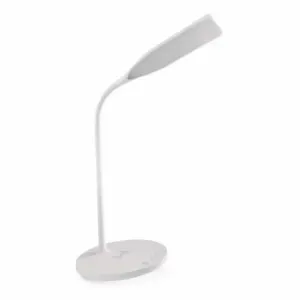 Stona LED lampa sa bežičnim punjačem OSCAR bela Emos Z7637W