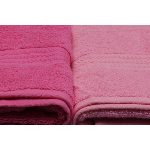 L'essential Maison Rainbow - Pink Light Dusty Rose Fuchsia Bath Towel Set (4 Pieces) slika 4