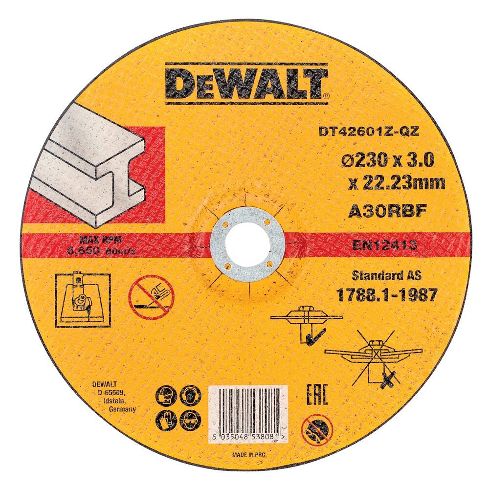 Rezna ploča metala. T27, 230X2,8X22,23mm Dewalt DT42601Z slika 1