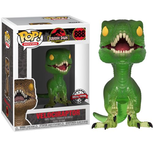 Ekskluzivni Set Figura POP i Majica Jurassic Park Velociraptor slika 2