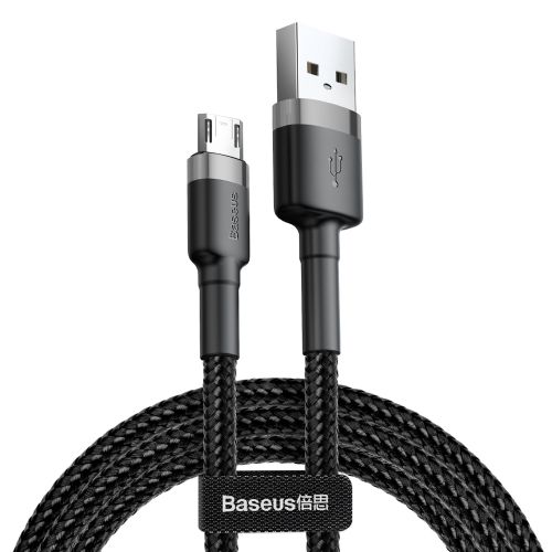 Baseus kabel trajna najlonska pletena žica USB / Micro USB QC3.0 2.4A 1m slika 1