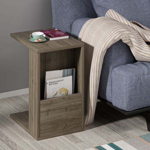 Gauge Concept Stolić za kavu SERÇE SIDE TABLE Orah slika 1